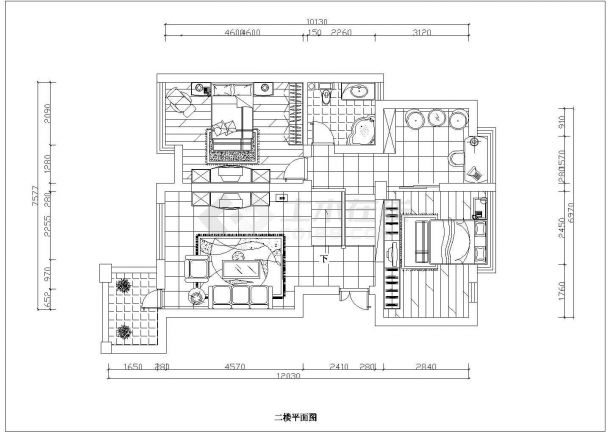 家庭室內(nèi)裝修設(shè)計(jì) CAD平面布置施工圖精要